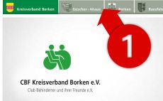 Anderen Ortsverein anzeigen Zu einem anderen Ortsverein wechseln